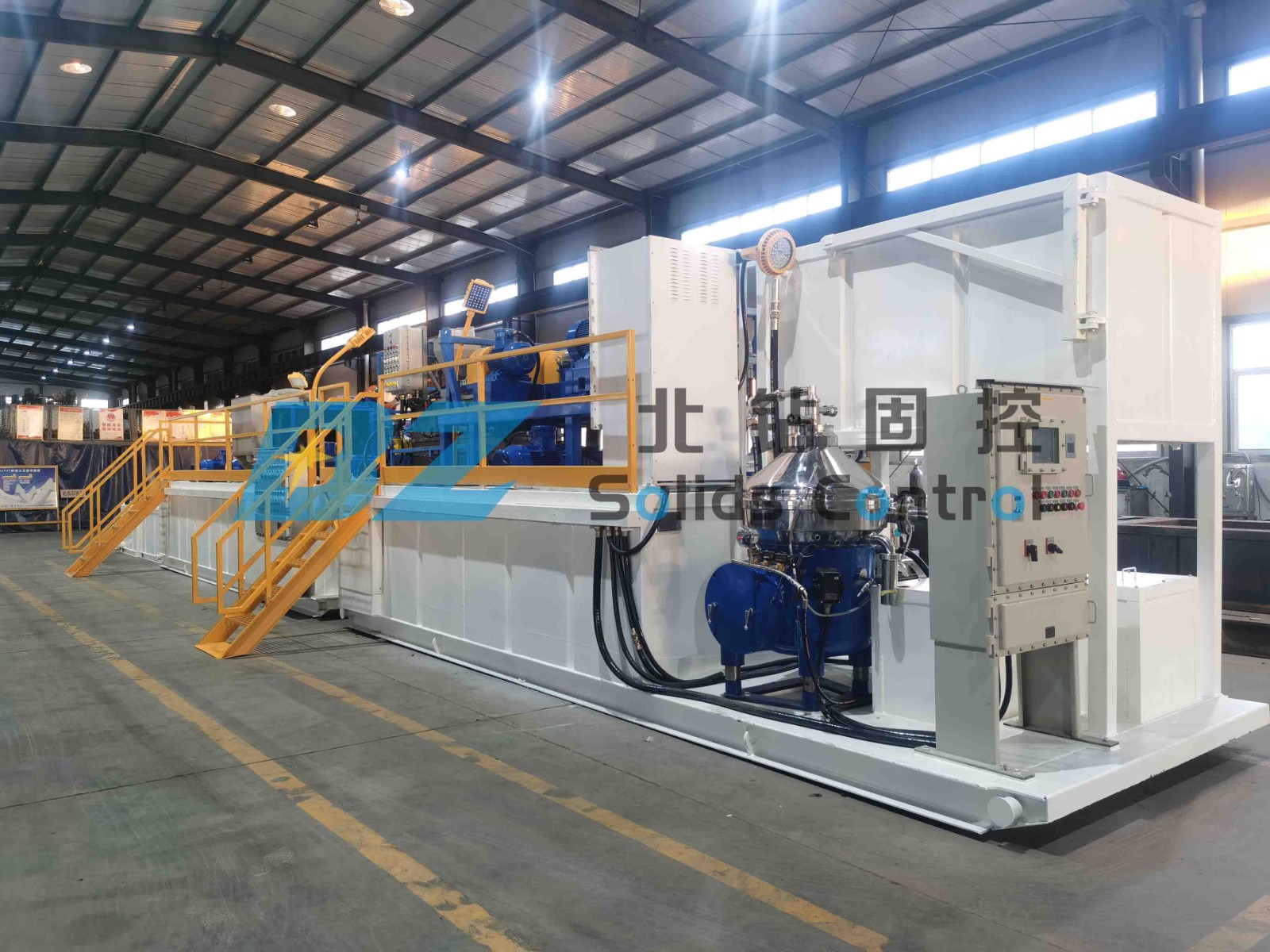 北鉆固控含油污泥處理系統(tǒng)準備發(fā)往國內某項目現(xiàn)場